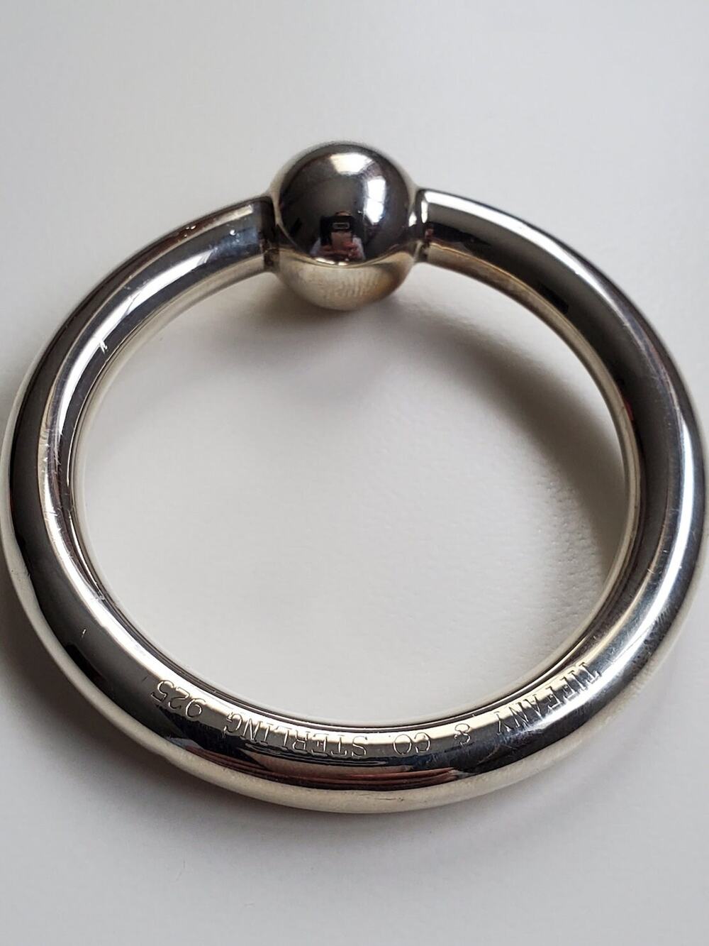Tiffany & Co. Sterling Silver 925 Baby Charm Rattle Sound Rare 2in